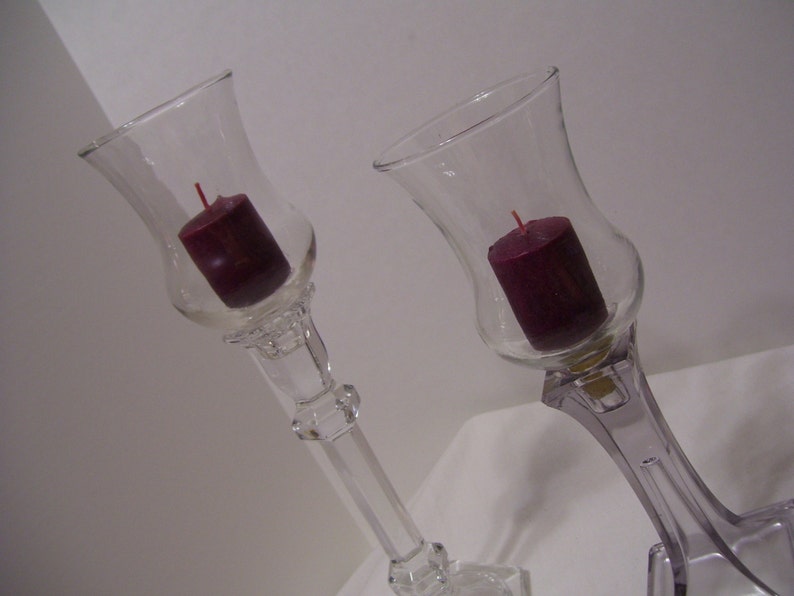 Peg Glass Votive Cups Classic Plain Bell Shape Set of 5 Etsy