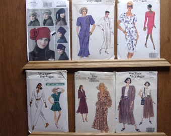 Vogue 8704、帽子、Vogue 9183、ドレス、Vogue 8086、サマーカット、Vogue 7263、ロンパー、Vogue 7152、フローティング、Vogue 8001、ジャンプスーツ ワイドレッグ