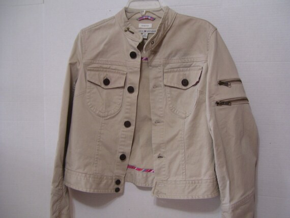 tommy hilfiger khaki jacket