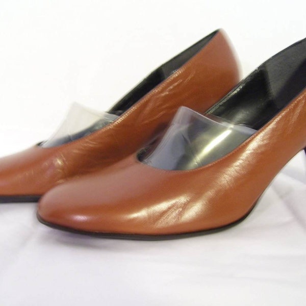 Clearance Additional 40% Off Women's High Heels Shoes Naturalizer Pump Ginger Brown Leather NWOB Size 11