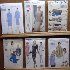 Vogue 9266, veste-robe, Vogue 9194, costume Vogue pour femme plus, Vogue 5548, Vogue 7549, chemisiers, Vogue 8545, robe spéciale, Vogue 7700, vestes sans manches