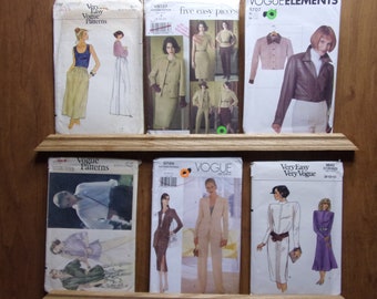Vogue 7117、スカート、Vogue 8137、5 ピース、Vogue 9707、ジャケット エレメント、Vogue 7133、ブラウス、Vogue 9799、ジャケット パンツ スカート、Vogue 9642 ドレス