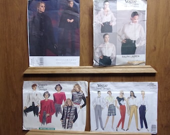 Vogue 2924, Donna Karan, Cape Pants, Vogue 2001, Ralph Lauren, Blouses, Vogue 2345, Cardigan Tops, Vogue 2946. Pants Shorts, Misses Petite