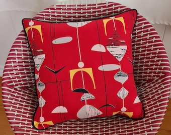 Marian Mahler mobiles red cushion cover