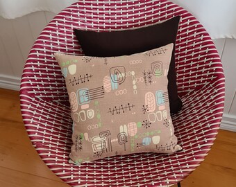 Latte atomic cushion cover