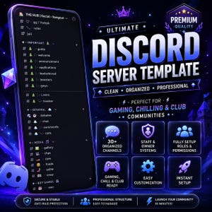 Modello di server Discord estetico, layout di configurazione Discord per gaming, modelli di server premium a tema accogliente, carino e civettuolo con angelo Sakura.