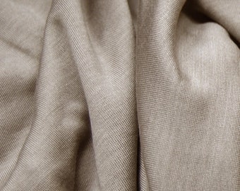 silk jersey, color mud,  luxury silk fabric, 70 silk, 30 Viskose, fabric