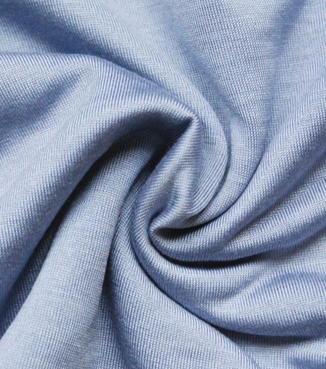 Silk Jersey Color Bluegrey Luxury Silk Fabric 70 Silk 30 - Etsy