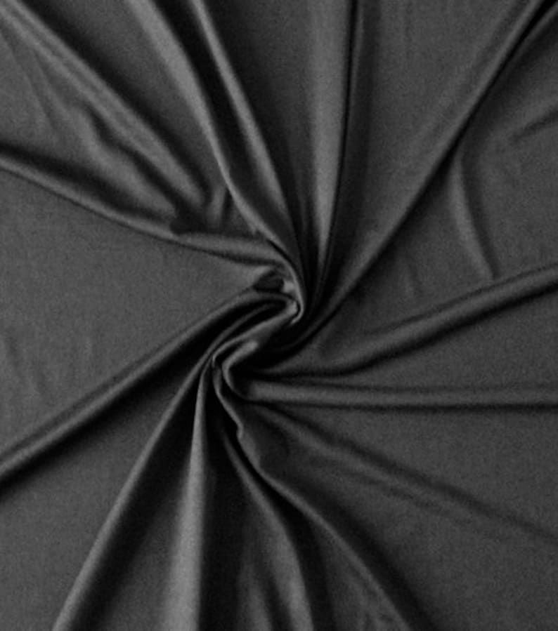 Silk Jersey Color Black Luxury Silk Fabric 70 Silk 30 - Etsy Sweden