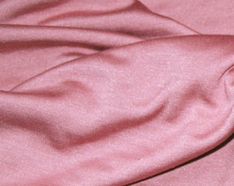 silk jersey, dusty rose, altrosa, luxury silk fabric, 70 silk, 30 Viskose, fabric