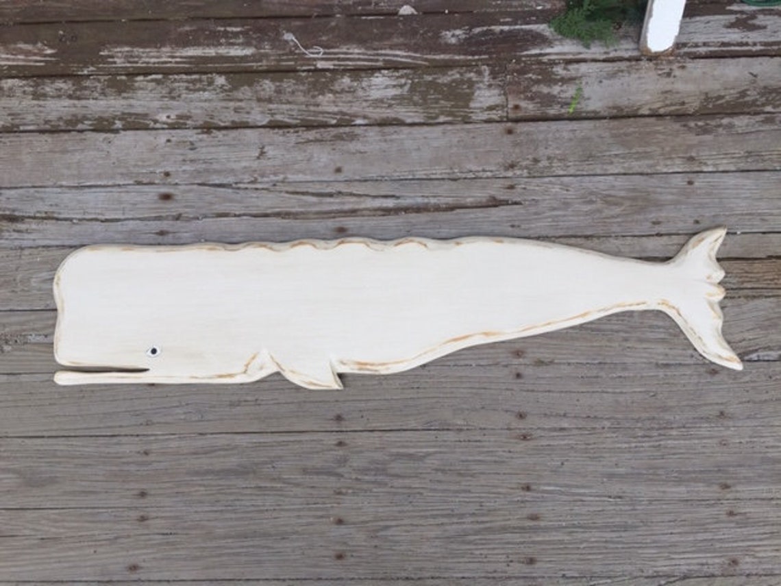 Large Wooden Whale Wooden Wall Art Hand Carved. Outdoor or Etsy