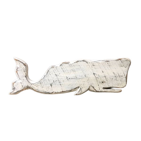 Wooden Whale Wall Decor Etsy