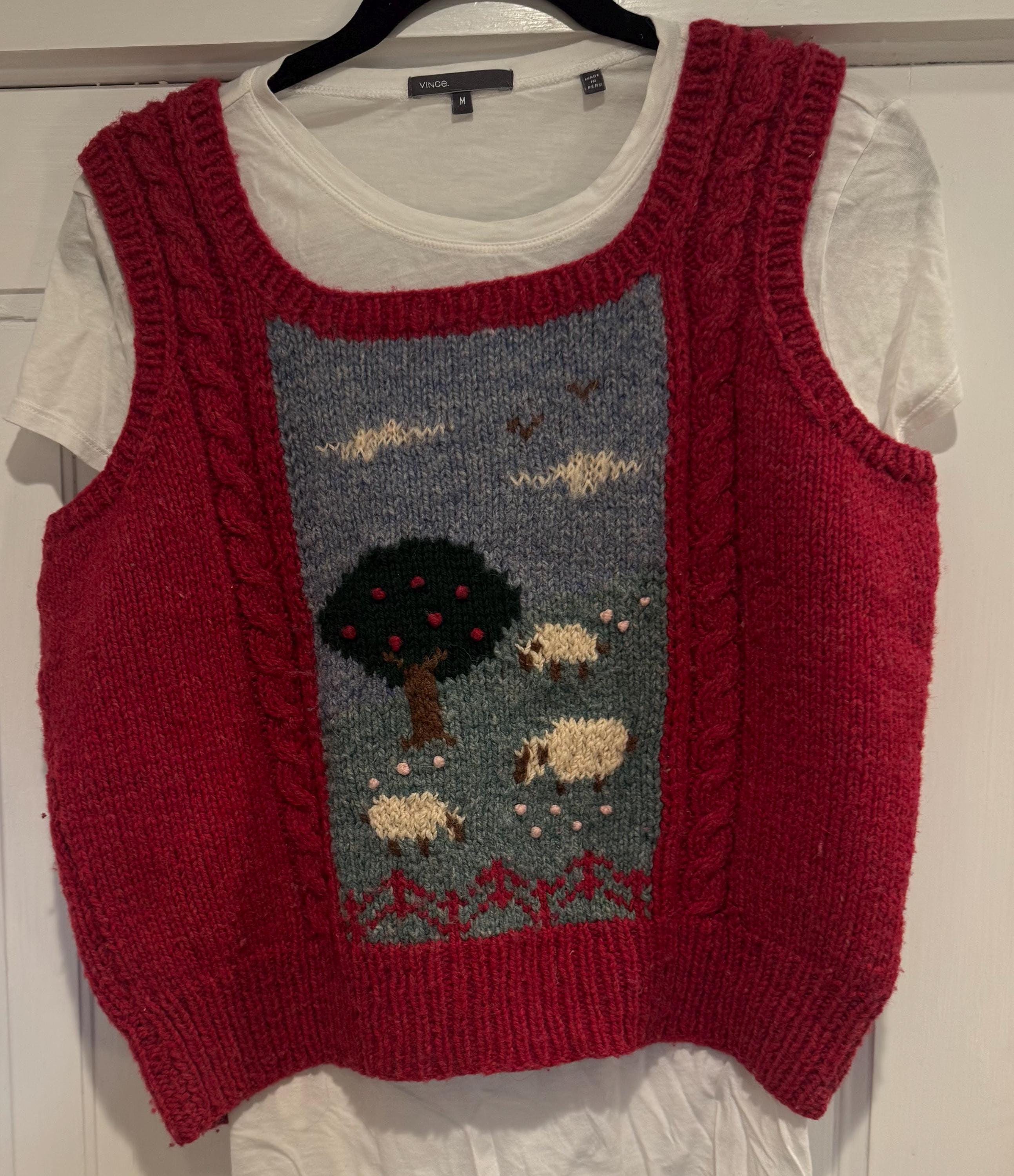 Landscape Knit Vest - Etsy
