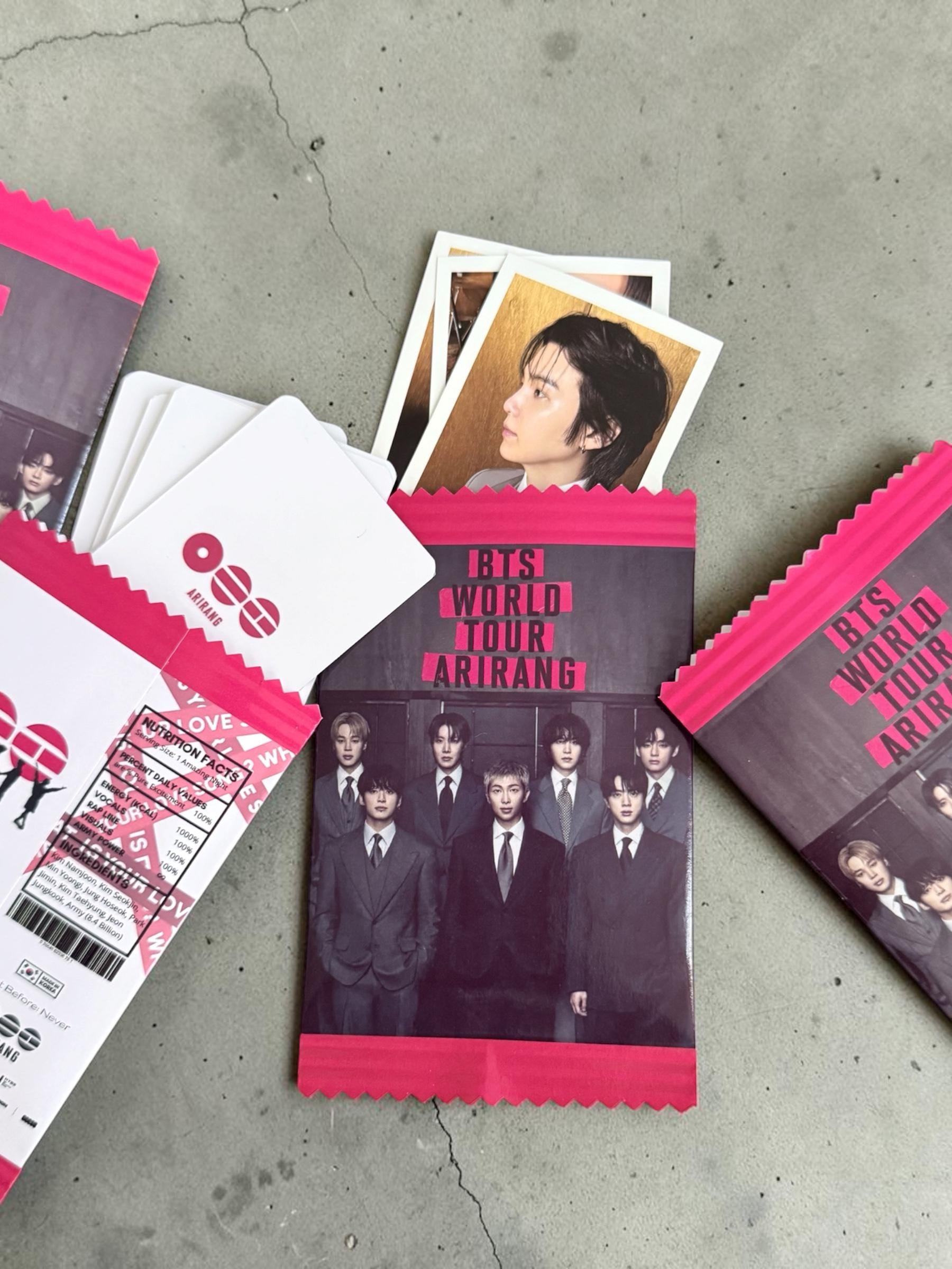 bts モバイルバッテリー トレカ コンプ BTS Snack Pack Photocard Sleeve | ARMY Freebie Holder (no