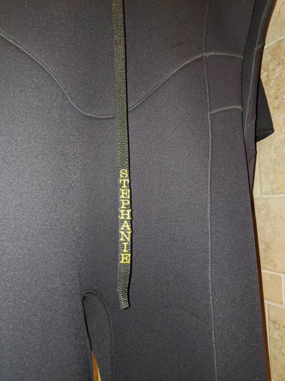 Scuba Wetsuit Zipper Pull Embroidered Embroidery Custom Etsy