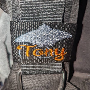 Spotted Ray  Dive tag BCD custom with name