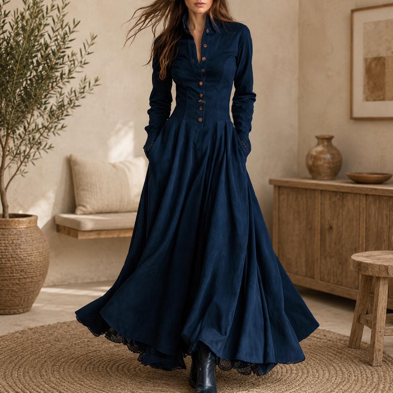 women's a line long sleeve dress 5% Elastane) Worn length US Size:26W Wedding dress US-40-OFF-22JULY Esperanza Black Satin Sparkly