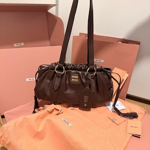 Vintage Miu Miu Leather Bag - Etsy