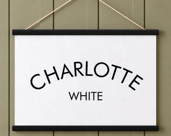 Personalized Baby Name Banner, Custom Name Flag