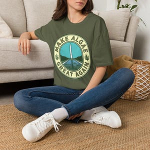 Make Algae Great Again T-Shirt | Environmental Ocean Conservation Tee