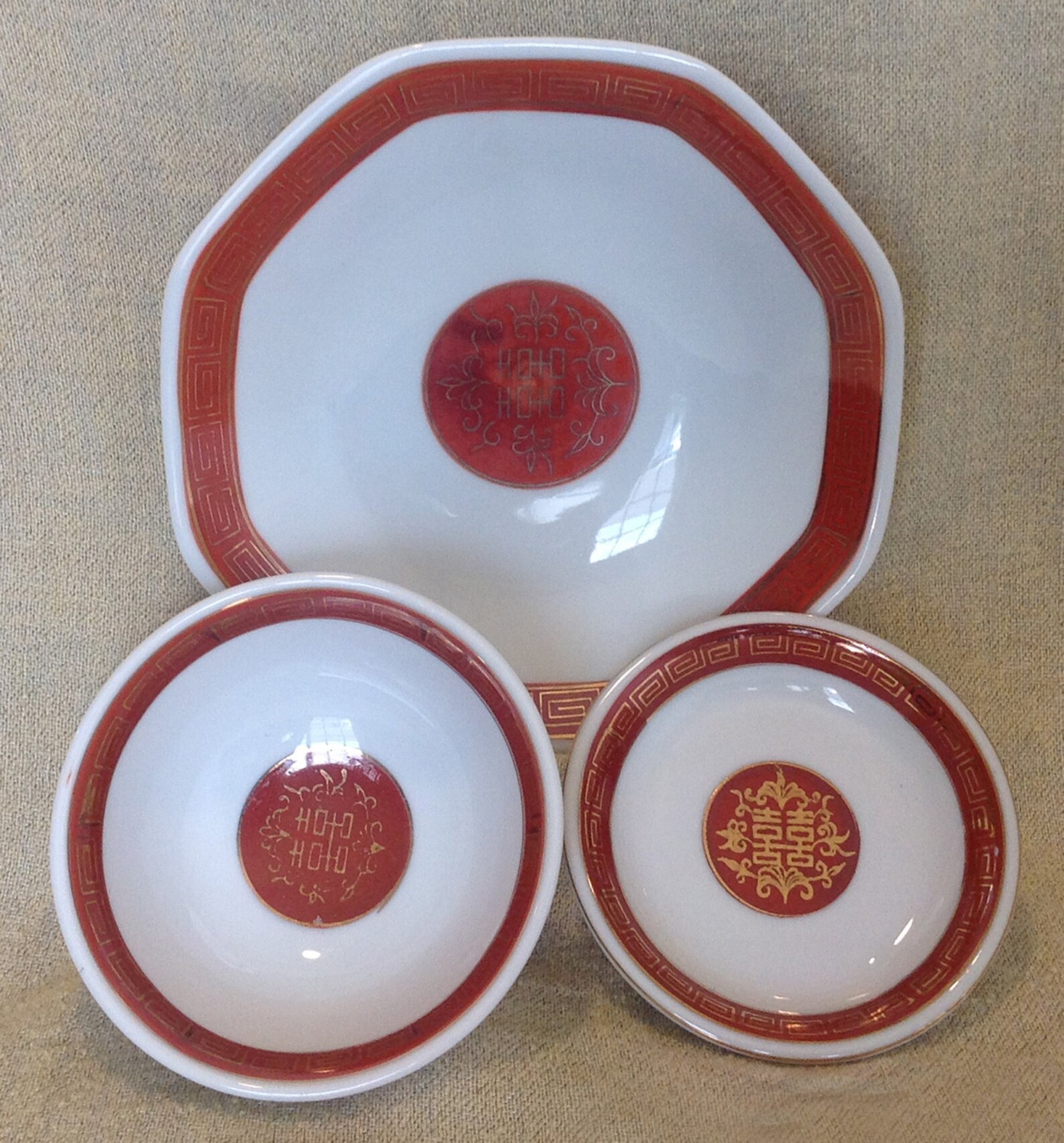 Vintage Japanese Dinnerware Set for Two Etsy