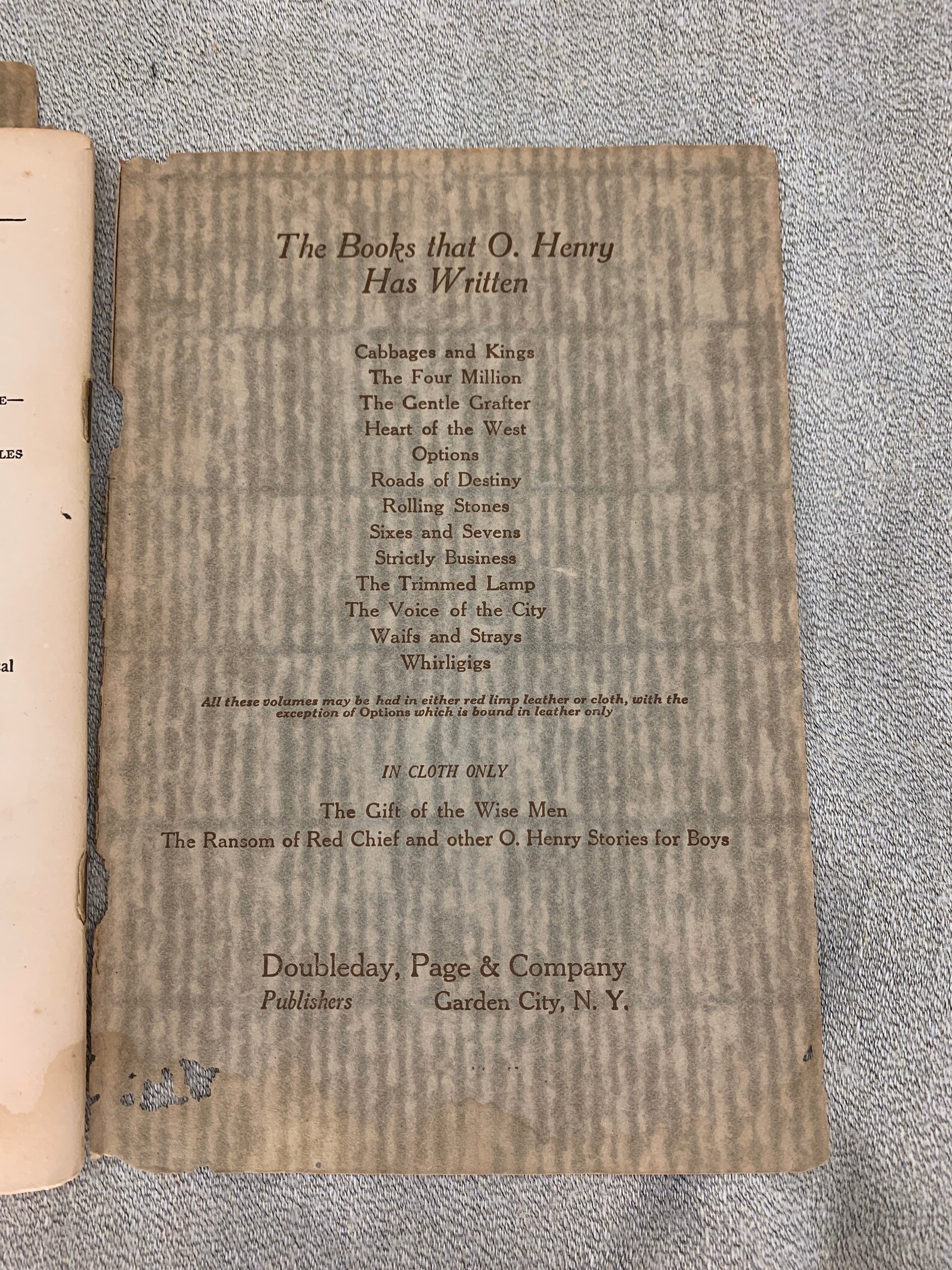 O henry short stories summary image