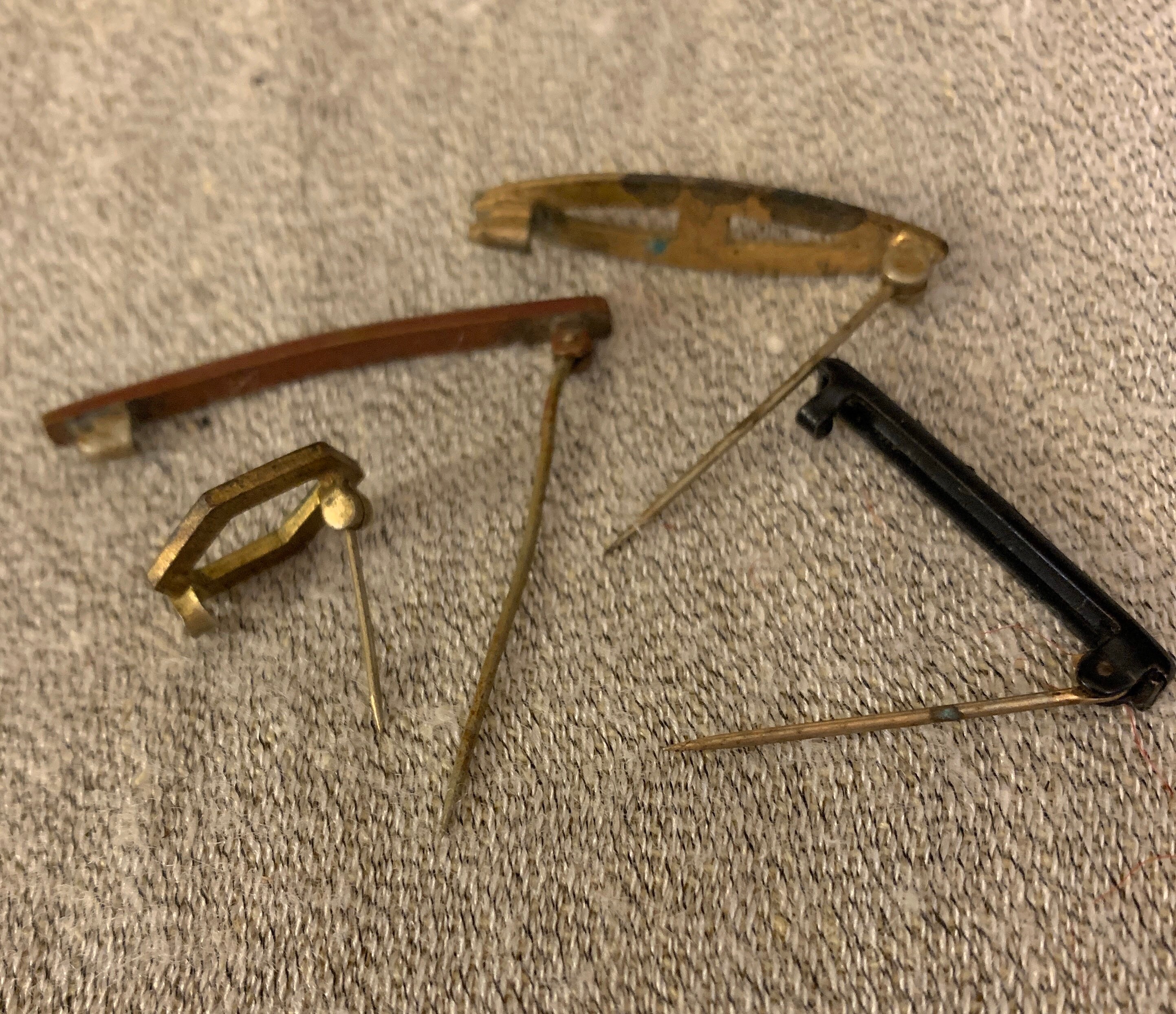 Group of Four Vintage Victorian Type Bar Pins Elegant Refined Etsy UK