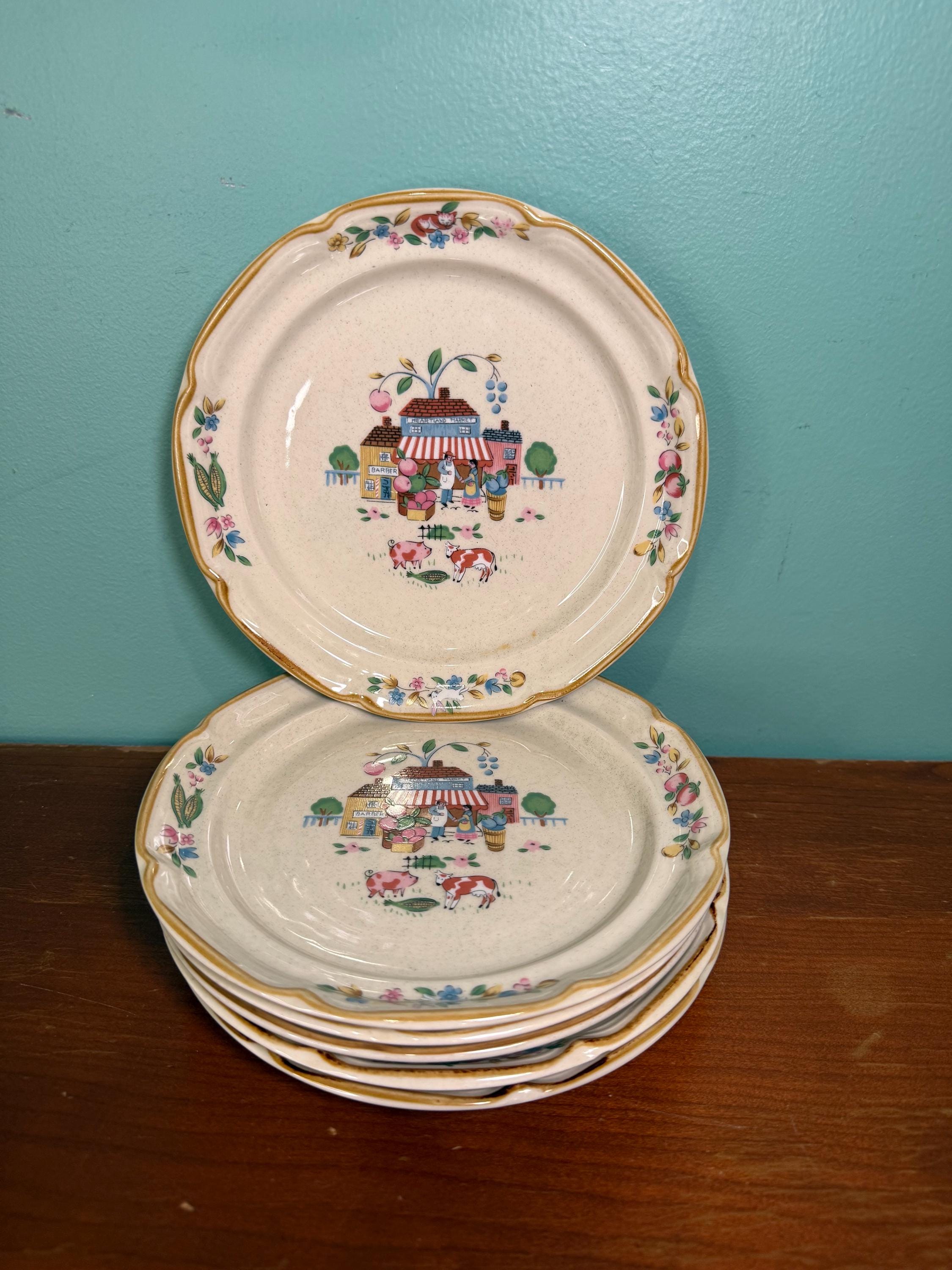 Heartland Plate Vintage - Etsy