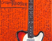 Muziek kunst | Sheryl Crow | Gitaar poster | 1959 Fender Telecaster elektrische gitaar Art Print