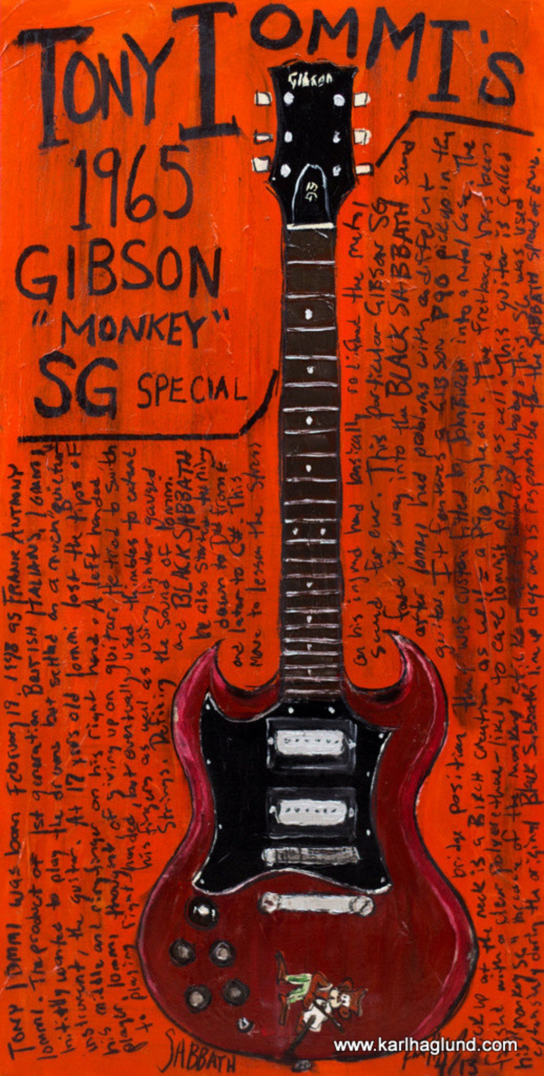 Orgullo Villano Lectura cuidadosa Black Sabbath / Guitarra Artwork / Tony Iommi 1965 Gibson SG - Etsy España Orgullo Villano Lectura cuidadosa Black Sabbath / Guitarra Artwork / Tony Iommi 1965 Gibson SG - Etsy España