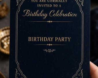 Fae Ball Invitation Template