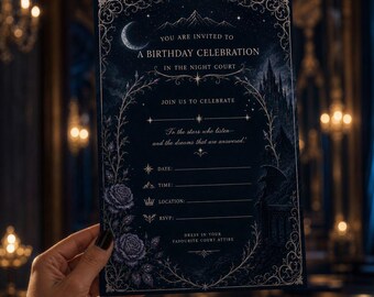 ACOTAR Inspired Invite