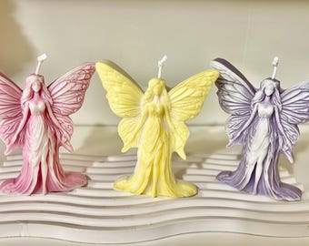 Butterfly fairy candle