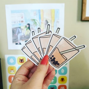 boba tea milk tea sticker