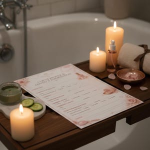 Pedicure Spa Client Treatment Log Printable Beauty Business Record Tracker Template  Pedicure Treatment Log  Salon Client Tracker