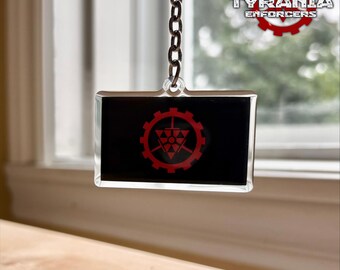 Tyrania Enforcers - Imperial Tyranian Flag Acrylic Keychain Collectible