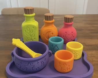 3D printed potion playset