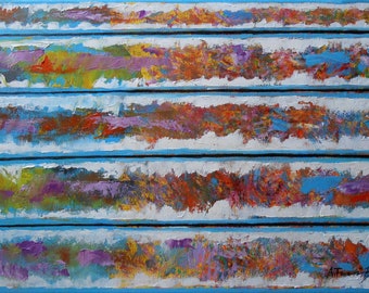 Abstract XII, Origineel schilderij, Olieverf op Doek, Abstracte kunst
