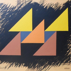 Abstract VII, Original Acrylic Painting, Abstract & Geometric Art
