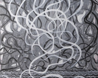 Abstract VIII, Originele Acrylverf, Abstracte en Geometrische Kunst