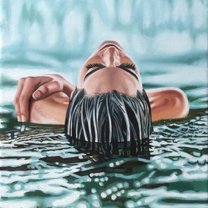 Reflections VIII, Original Oil Painting, Realism