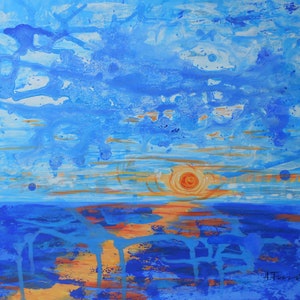 Abstract V, Original Acrylic Painting, Expressionist