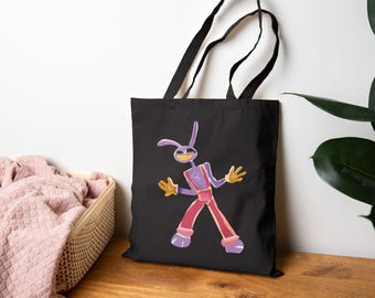 Jax | Digital Circus Cotton Canvas Tote Bag