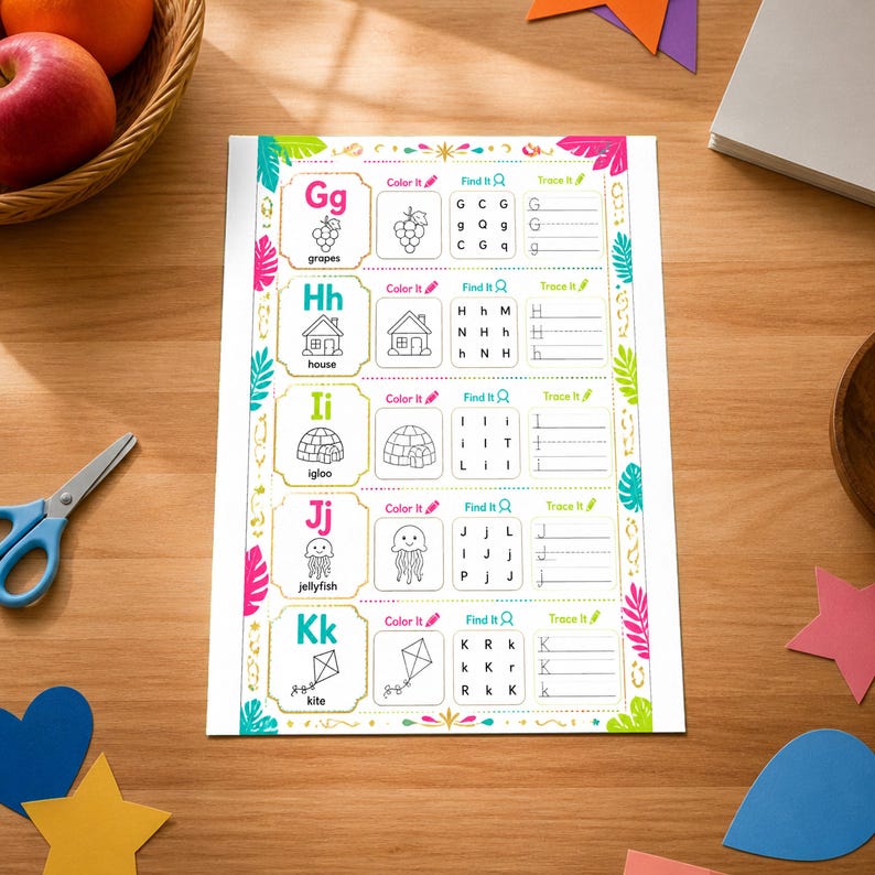 Alphabet Letter Games for Kids, Preschool Learning Activities, ABC ...
