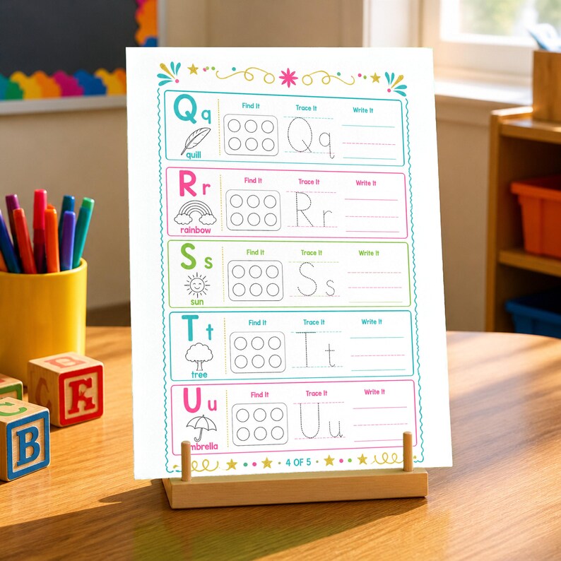 Alphabet Letter Games for Kids, Preschool Learning Activities, ABC ...
