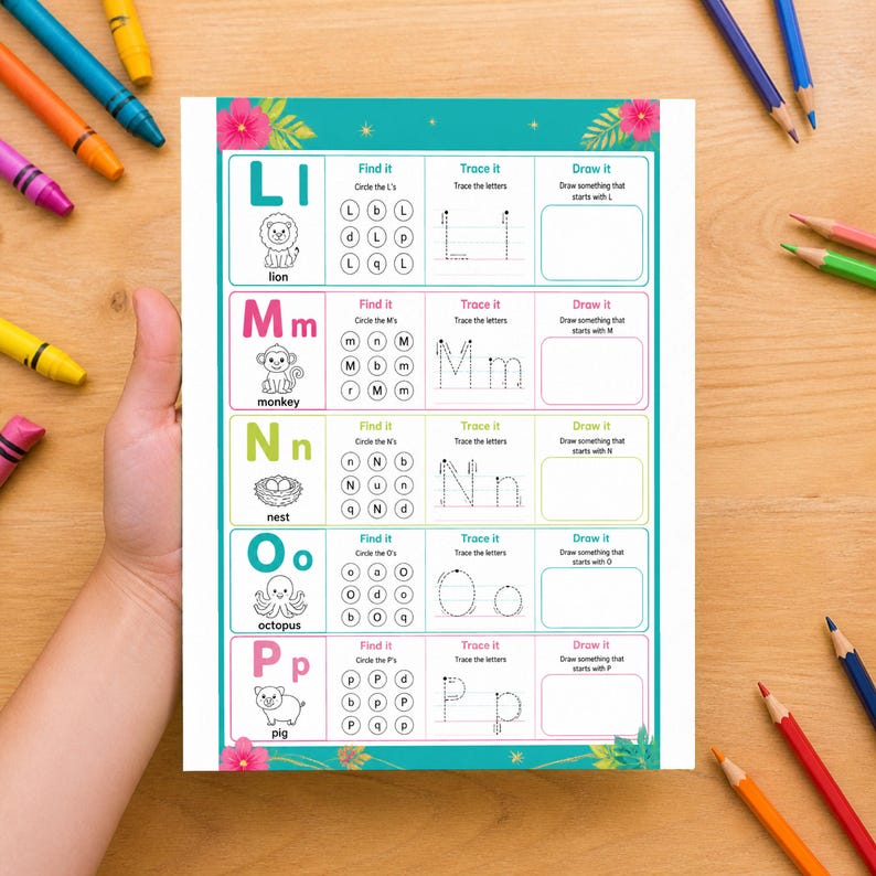 Alphabet Letter Games for Kids, Preschool Learning Activities, ABC ...