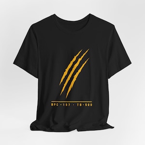 Wolverine Stack Shirt, BPC-157 TB-500 Peptide Tee, Biohacker Gift, Gym Recovery Shirt, Funny Bodybuilding Healing Stack Nootropics Tee