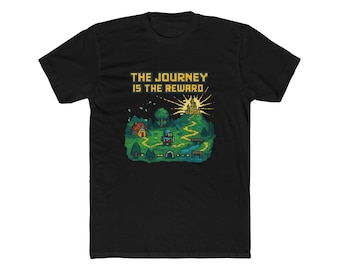 Camiseta con mapa de búsqueda en pixel art de El viaje del héroe, regalo retro para juegos de rol, aventura fantástica, sudadera con capucha para gamers