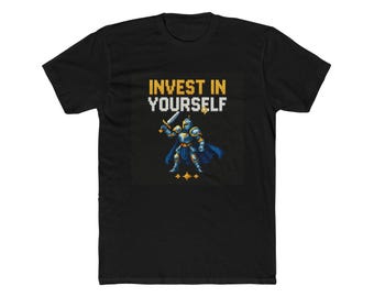 Invest In Yourself Pixel Art Knight T-Shirt