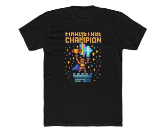Camiseta de campeón de la etapa final, Pixel Art Knight, sudadera con capucha de victoria de videojuegos retro, regalo para el ganador, camiseta de rol